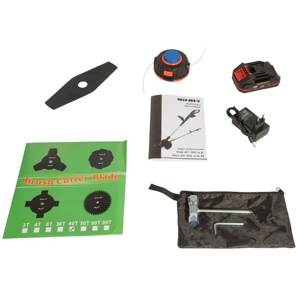Фото - Триммер садовый VITALS AZT 1835-1n BL Kit
